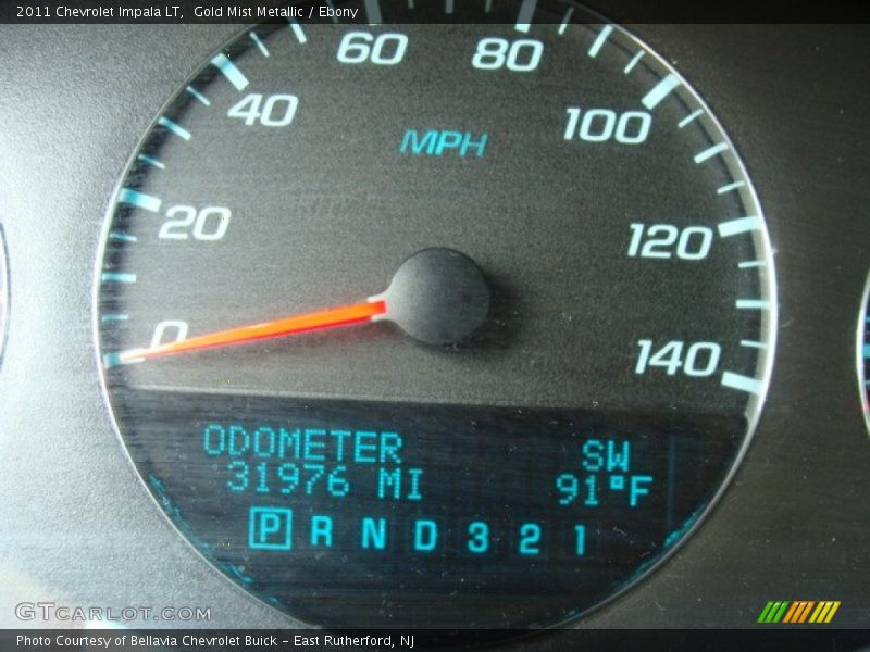 Gold Mist Metallic / Ebony 2011 Chevrolet Impala LT