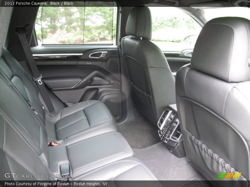 Rear Seat of 2013 Cayenne 