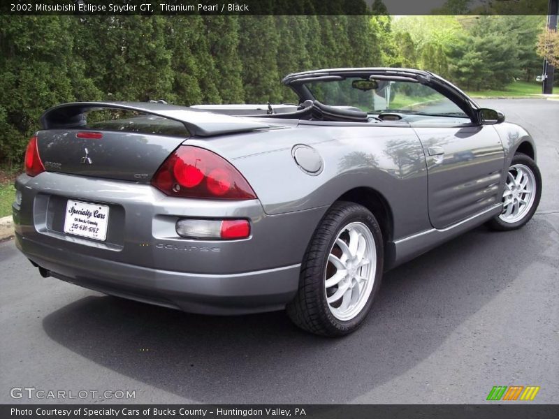 Titanium Pearl / Black 2002 Mitsubishi Eclipse Spyder GT