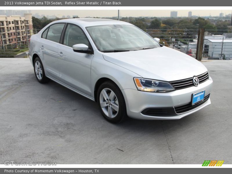 Reflex Silver Metallic / Titan Black 2013 Volkswagen Jetta TDI Sedan