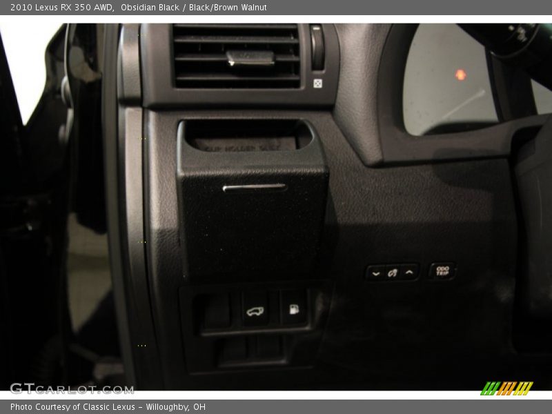 Obsidian Black / Black/Brown Walnut 2010 Lexus RX 350 AWD