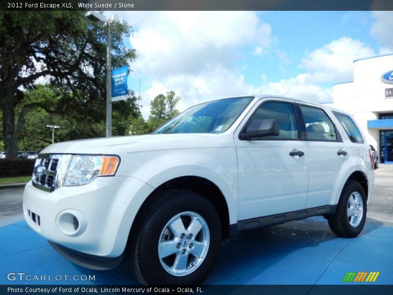 White Suede / Stone 2012 Ford Escape XLS