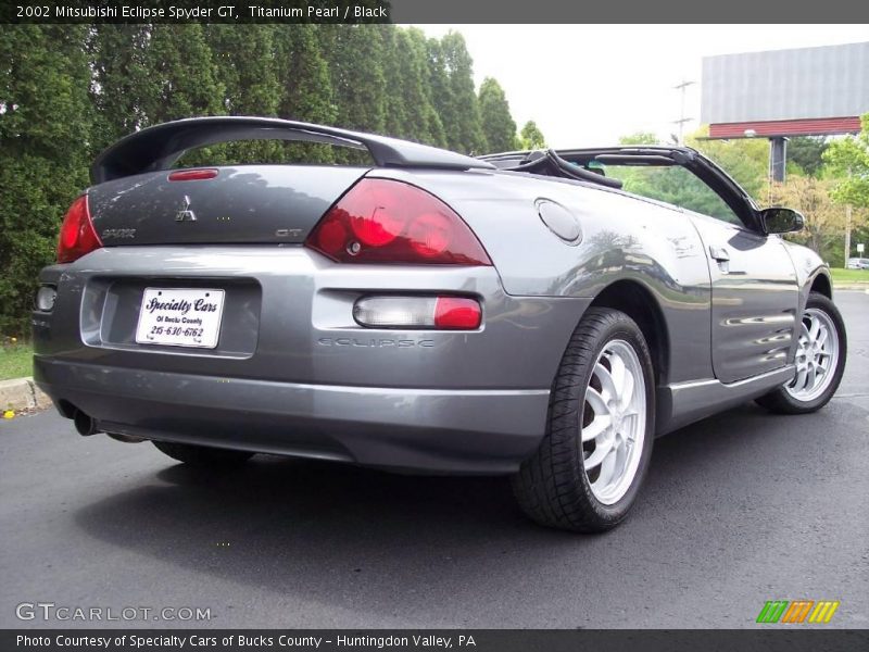 Titanium Pearl / Black 2002 Mitsubishi Eclipse Spyder GT