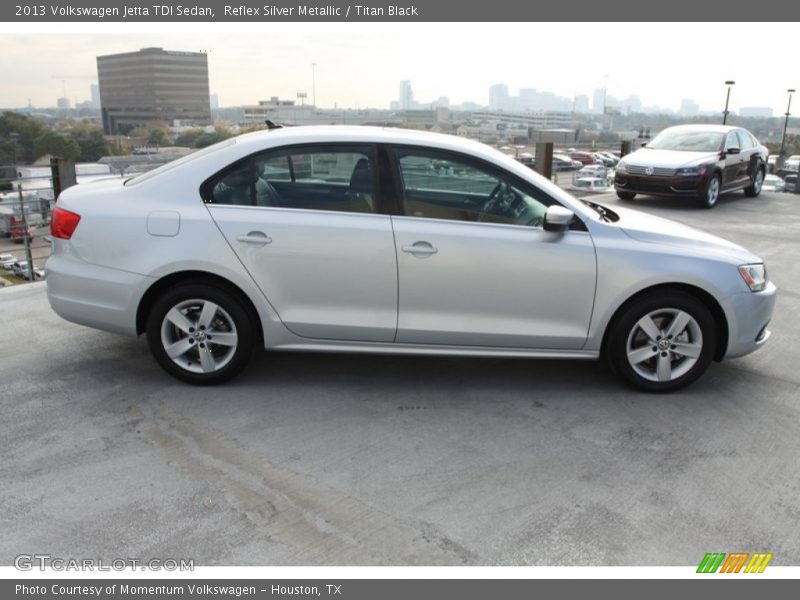 Reflex Silver Metallic / Titan Black 2013 Volkswagen Jetta TDI Sedan