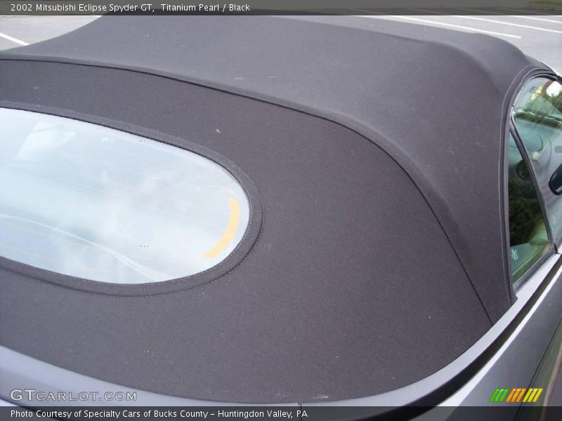 Titanium Pearl / Black 2002 Mitsubishi Eclipse Spyder GT