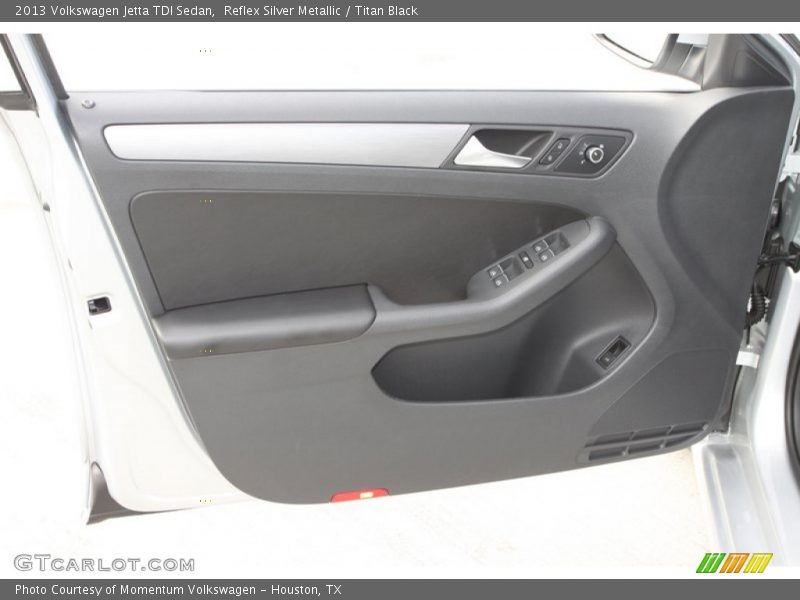 Reflex Silver Metallic / Titan Black 2013 Volkswagen Jetta TDI Sedan