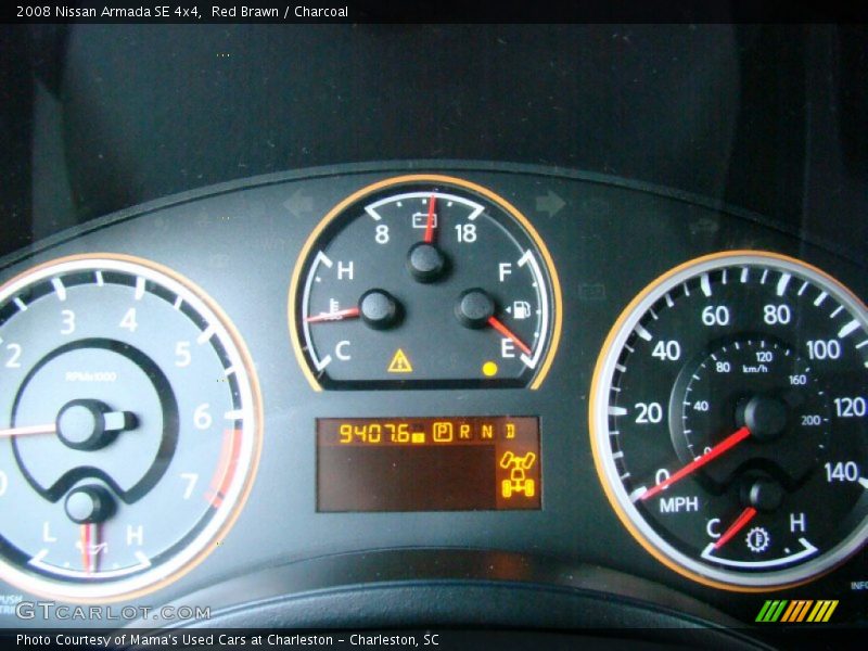 Red Brawn / Charcoal 2008 Nissan Armada SE 4x4