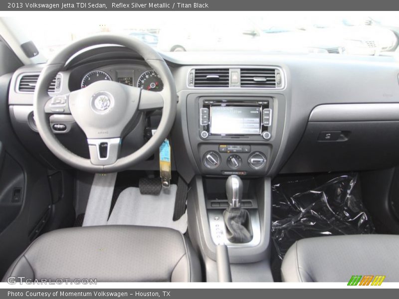 Reflex Silver Metallic / Titan Black 2013 Volkswagen Jetta TDI Sedan