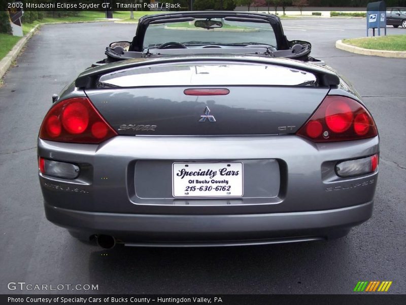 Titanium Pearl / Black 2002 Mitsubishi Eclipse Spyder GT