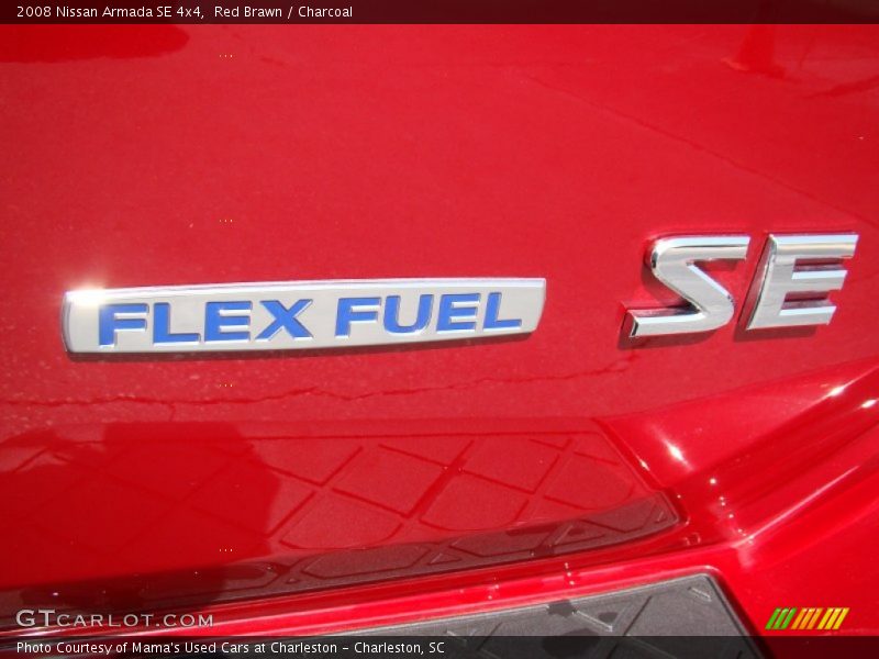 Red Brawn / Charcoal 2008 Nissan Armada SE 4x4