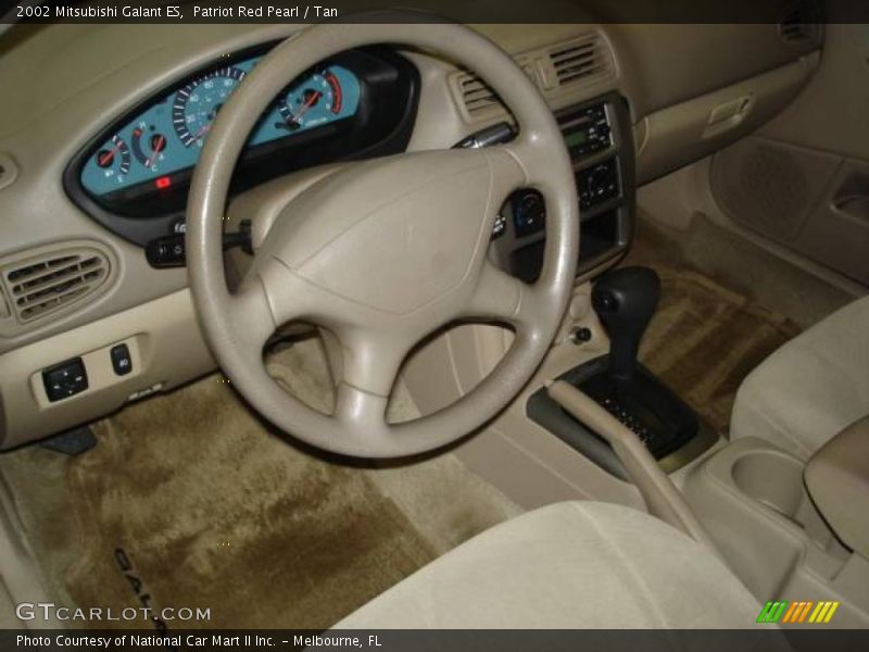Patriot Red Pearl / Tan 2002 Mitsubishi Galant ES