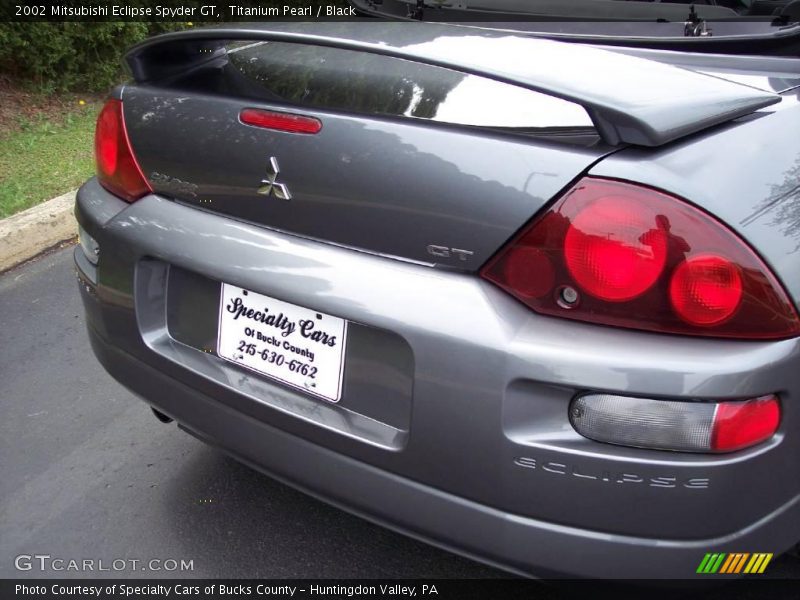 Titanium Pearl / Black 2002 Mitsubishi Eclipse Spyder GT