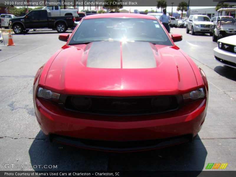 Red Candy Metallic / Charcoal Black 2010 Ford Mustang GT Premium Coupe