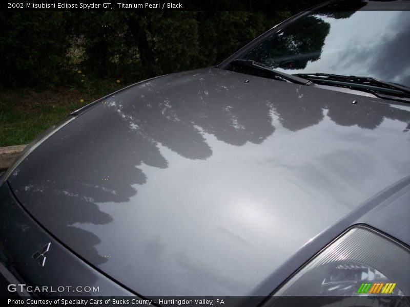 Titanium Pearl / Black 2002 Mitsubishi Eclipse Spyder GT