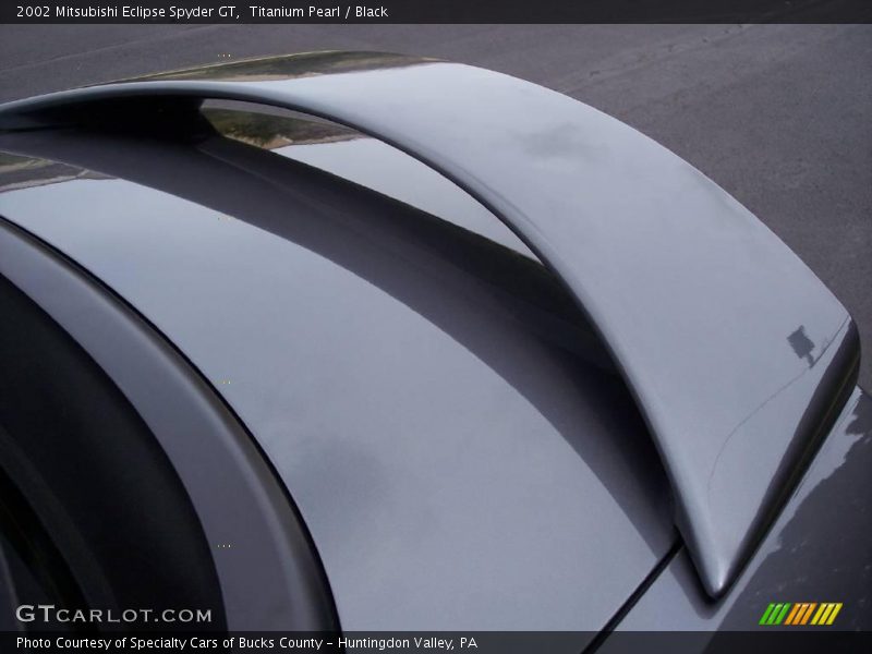 Titanium Pearl / Black 2002 Mitsubishi Eclipse Spyder GT