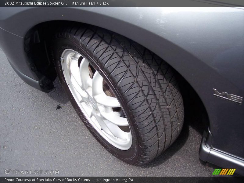 Titanium Pearl / Black 2002 Mitsubishi Eclipse Spyder GT