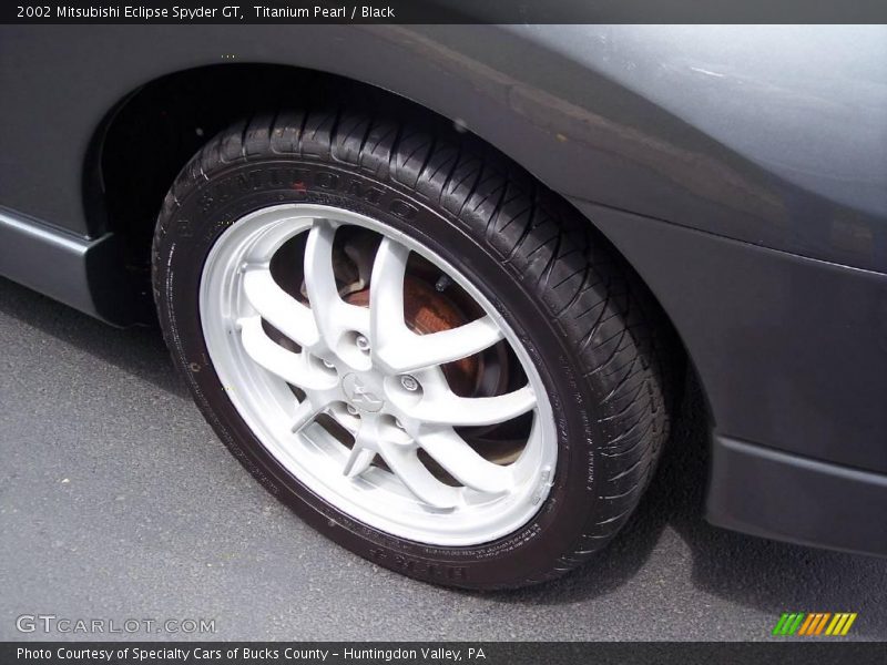 Titanium Pearl / Black 2002 Mitsubishi Eclipse Spyder GT