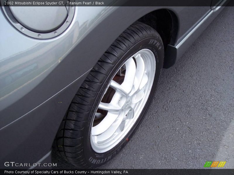 Titanium Pearl / Black 2002 Mitsubishi Eclipse Spyder GT