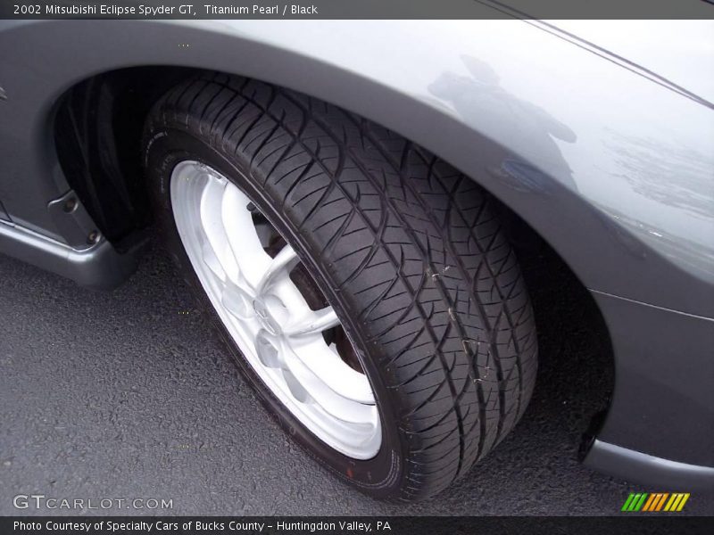 Titanium Pearl / Black 2002 Mitsubishi Eclipse Spyder GT