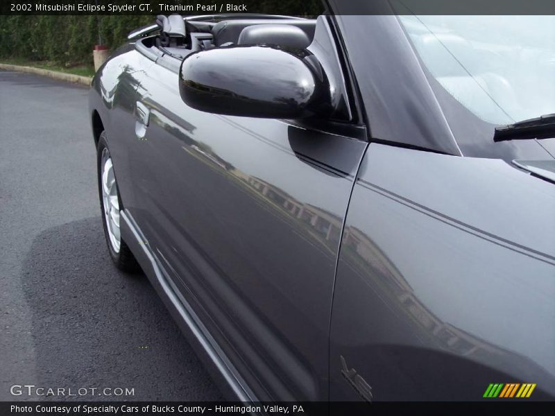 Titanium Pearl / Black 2002 Mitsubishi Eclipse Spyder GT