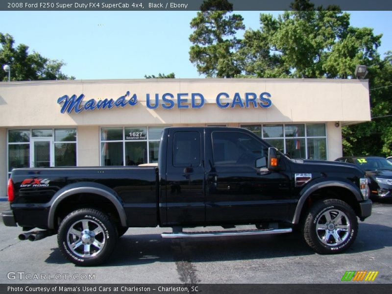 Black / Ebony 2008 Ford F250 Super Duty FX4 SuperCab 4x4