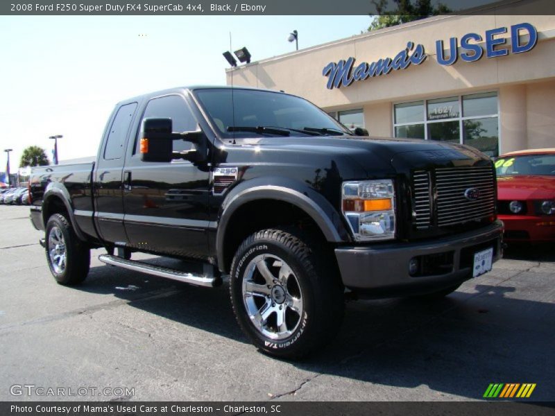 Black / Ebony 2008 Ford F250 Super Duty FX4 SuperCab 4x4