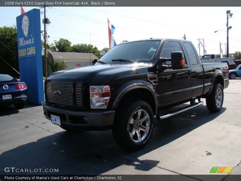 Black / Ebony 2008 Ford F250 Super Duty FX4 SuperCab 4x4