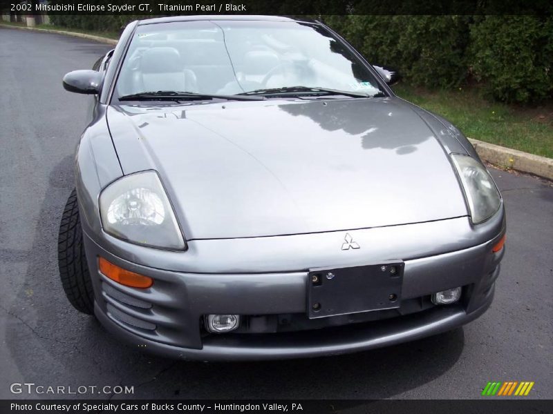 Titanium Pearl / Black 2002 Mitsubishi Eclipse Spyder GT