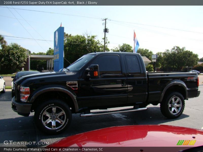 Black / Ebony 2008 Ford F250 Super Duty FX4 SuperCab 4x4