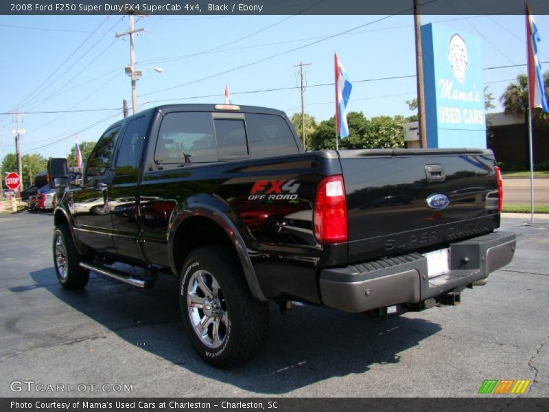Black / Ebony 2008 Ford F250 Super Duty FX4 SuperCab 4x4