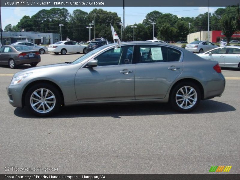 Platinum Graphite / Graphite 2009 Infiniti G 37 x Sedan