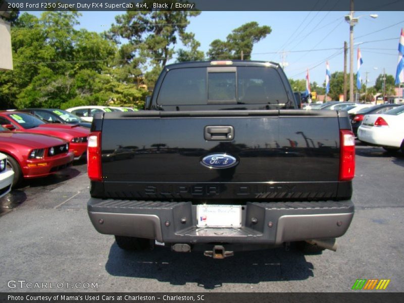 Black / Ebony 2008 Ford F250 Super Duty FX4 SuperCab 4x4