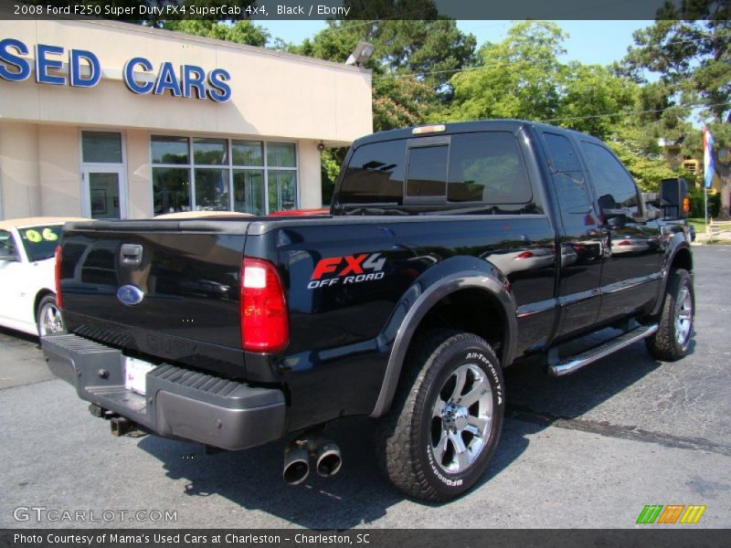 Black / Ebony 2008 Ford F250 Super Duty FX4 SuperCab 4x4
