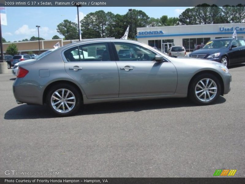 Platinum Graphite / Graphite 2009 Infiniti G 37 x Sedan