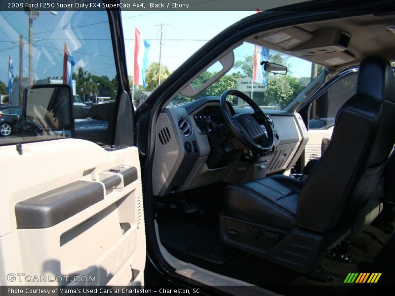 Black / Ebony 2008 Ford F250 Super Duty FX4 SuperCab 4x4