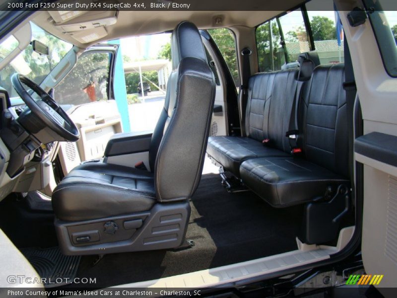 Black / Ebony 2008 Ford F250 Super Duty FX4 SuperCab 4x4