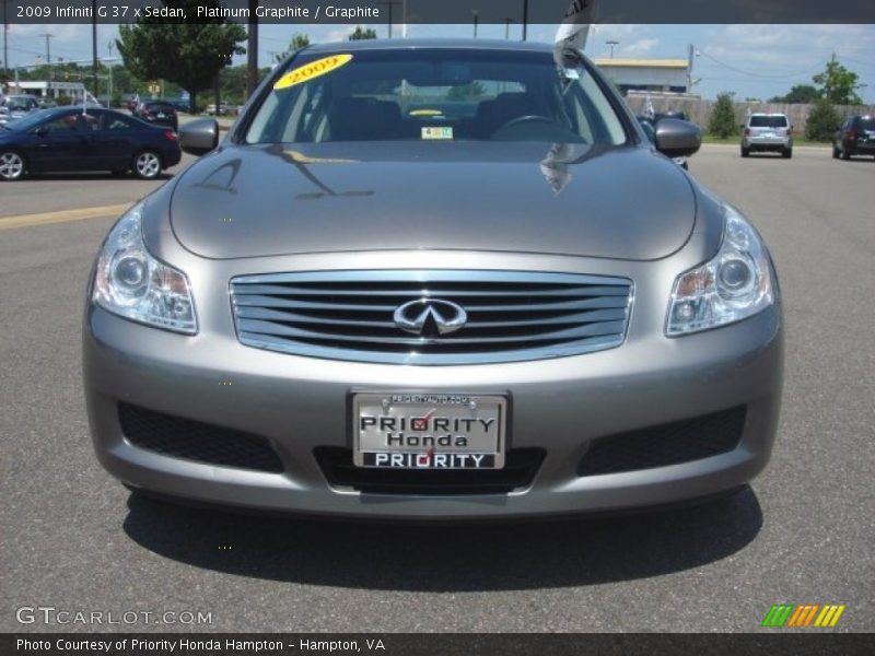 Platinum Graphite / Graphite 2009 Infiniti G 37 x Sedan