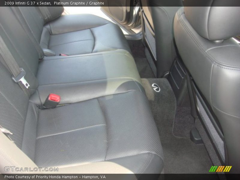 Platinum Graphite / Graphite 2009 Infiniti G 37 x Sedan