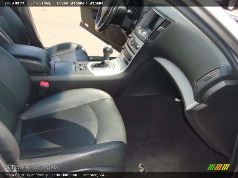 Platinum Graphite / Graphite 2009 Infiniti G 37 x Sedan