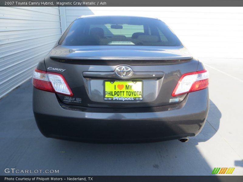 Magnetic Gray Metallic / Ash 2007 Toyota Camry Hybrid