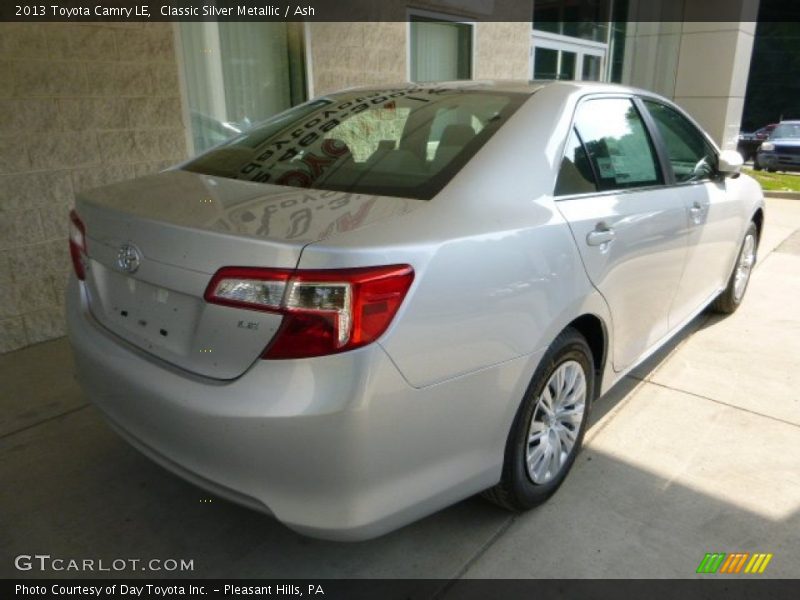 Classic Silver Metallic / Ash 2013 Toyota Camry LE