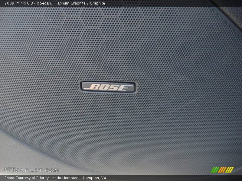 Platinum Graphite / Graphite 2009 Infiniti G 37 x Sedan