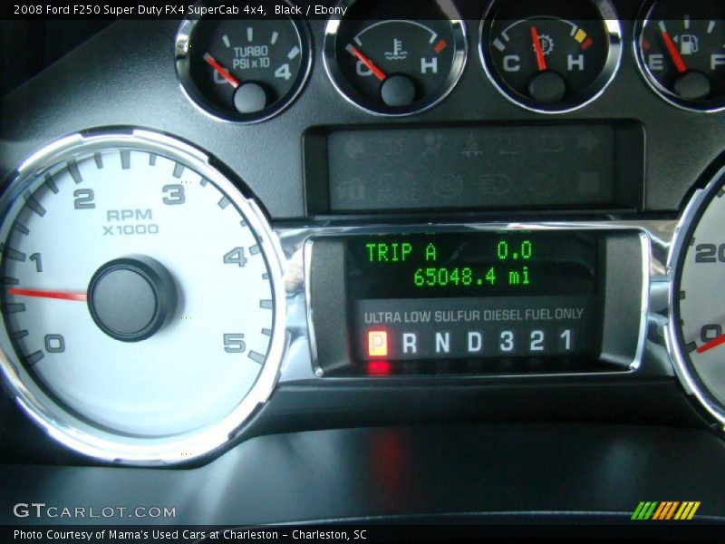 Black / Ebony 2008 Ford F250 Super Duty FX4 SuperCab 4x4