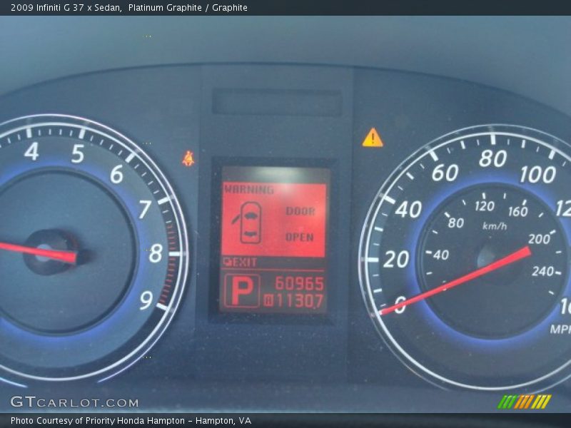 Platinum Graphite / Graphite 2009 Infiniti G 37 x Sedan