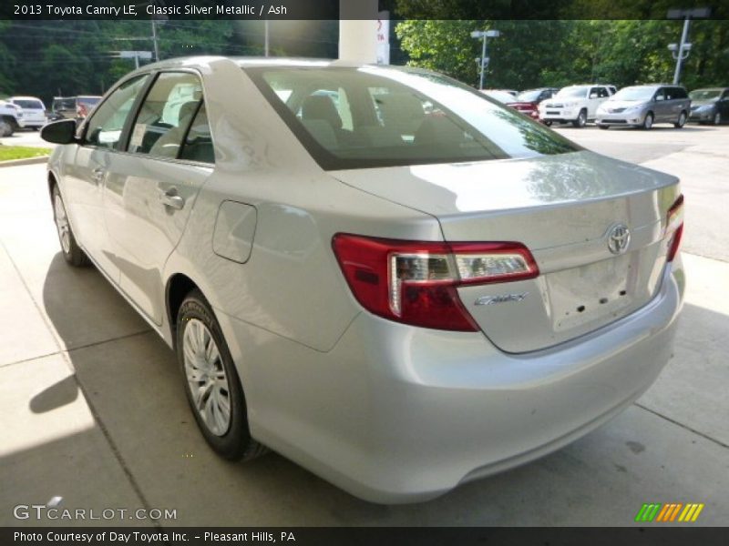 Classic Silver Metallic / Ash 2013 Toyota Camry LE