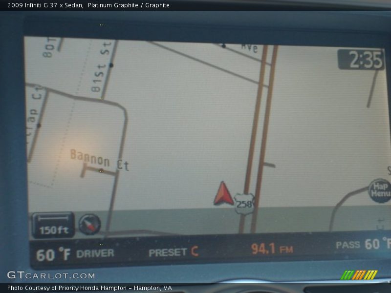 Platinum Graphite / Graphite 2009 Infiniti G 37 x Sedan