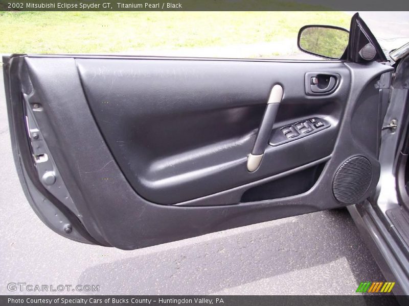 Titanium Pearl / Black 2002 Mitsubishi Eclipse Spyder GT