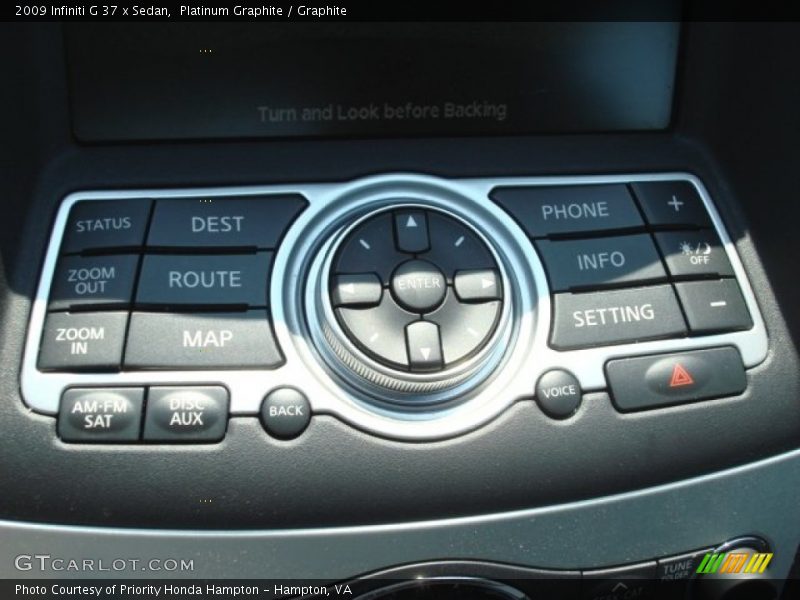 Platinum Graphite / Graphite 2009 Infiniti G 37 x Sedan
