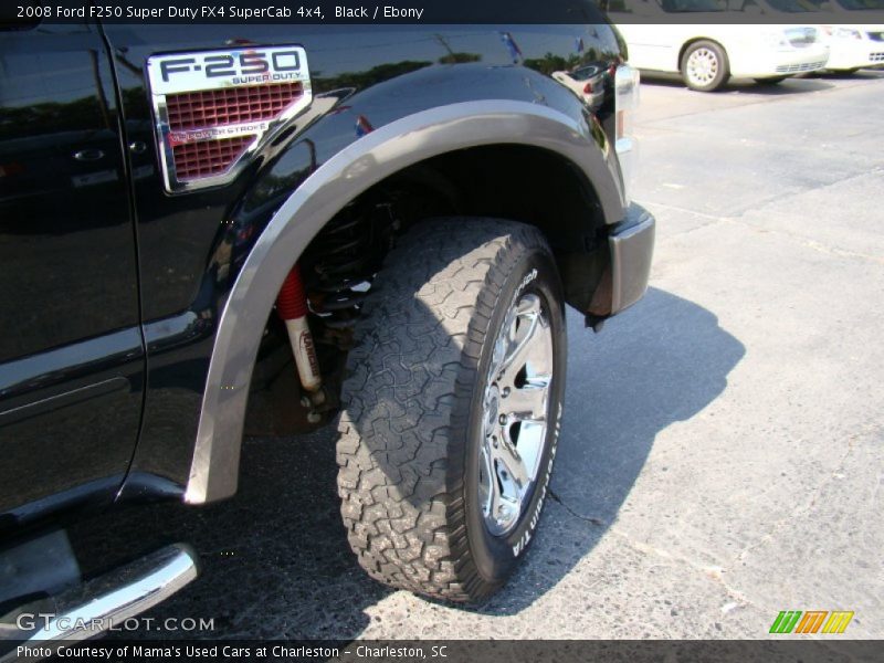 Black / Ebony 2008 Ford F250 Super Duty FX4 SuperCab 4x4