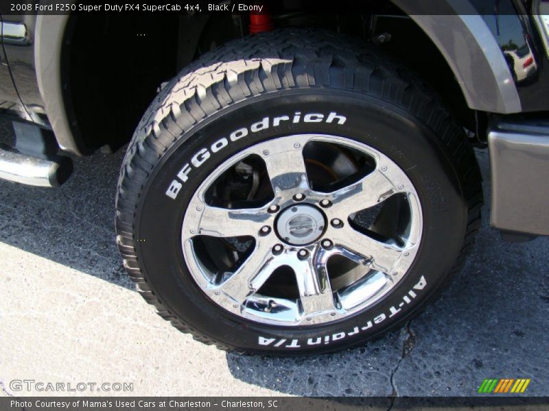 Black / Ebony 2008 Ford F250 Super Duty FX4 SuperCab 4x4